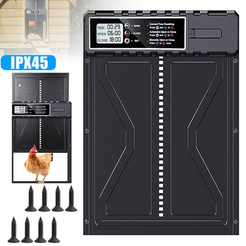 Automatic chicken coop - automatic, door