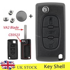 CE0523 HU83 3 Button Flip Car