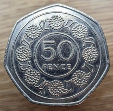 Gibraltar 50p Pence 1988 AB
