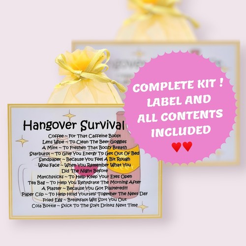 Hangover survival kit fun - hangover,