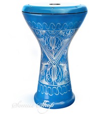 Oriental Professional Solo Darbuka Aluminum Hand Engraved with Accessories