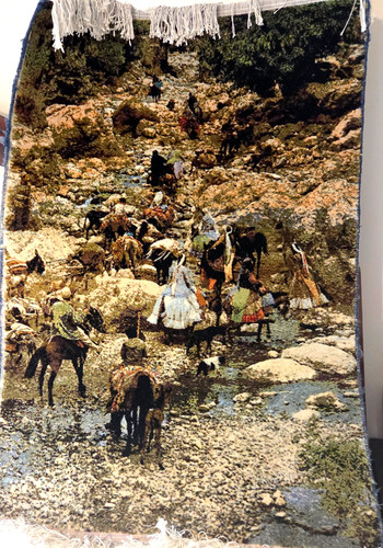 Vintage pictorial oriental - vintage,
