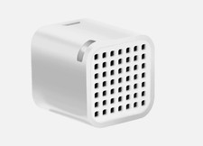 Juice Nano Square Portable Bluetooth Speaker – Compact Wireless Cube (White)