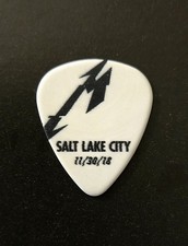 Metallica - Salt Lake City 11/30/18 Guitar Pick - 2018 WorldWired Tour -Hetfield
