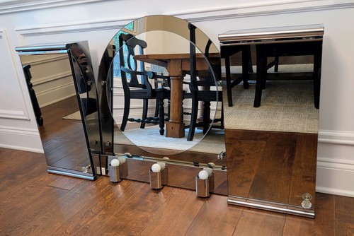 Vtg chrome mirror - mirror, mcm
