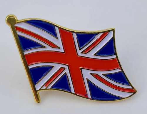 Union jack flag - flag, enamel