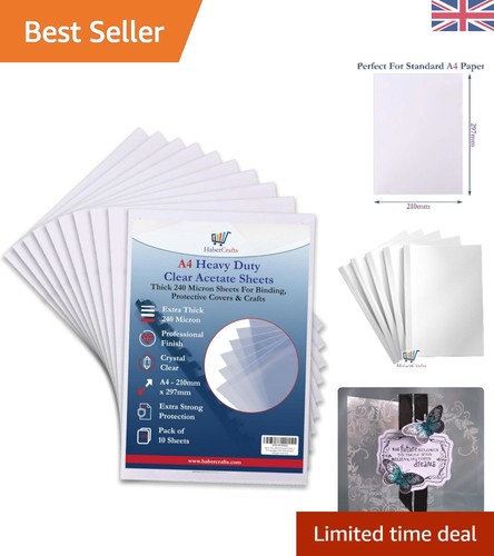Heavy duty clear acetate - a4,