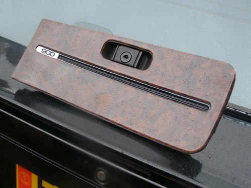 Wood effect glovebox lid - , saab