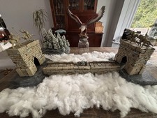Painted D&D Modular Bridge & Gatehouse - Curse of Strahd Tsolenka Pass Terrain