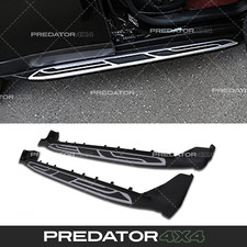 ALUMINIUM RUNNING BOARD SIDE STEPS FOOT RAILS FOR JEEP GRAND CHEROKEE MK4 2011+