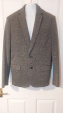 New Look Mens Grey Fleck Tweed