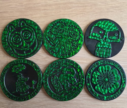 Pogs slammers kinis x6 - slammers,
