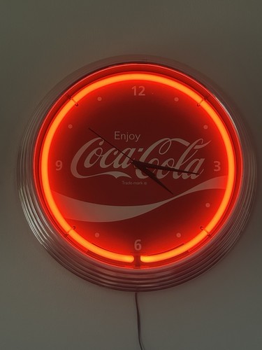 Coca cola genuine neon - coca-cola,