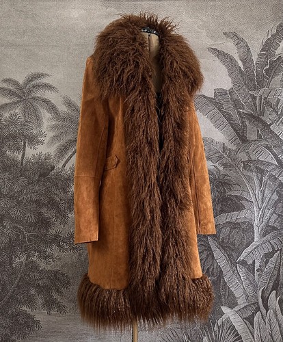New vintage afghan coat - afghan,