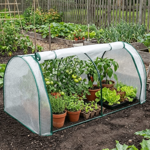 Mini greenhouse grow tunnel - greenhouse,