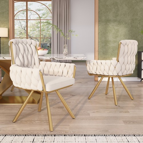 2pcs rotatable dining chairs - rotatable,