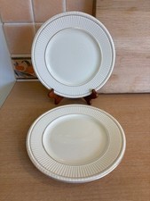 2 Wedgwood Of Etruria & Barlaston Plates - Edme - Gold Trim - 23cms