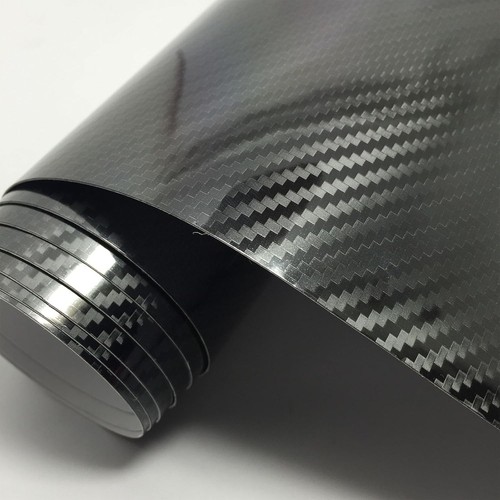 Black carbon fibre - black,