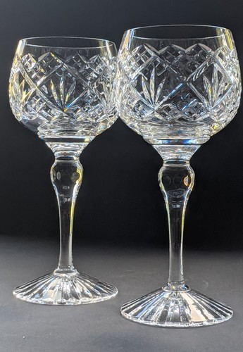 Pair vintage stuart crystal - pair,