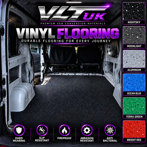 Camper van vinyl lino flooring - van,