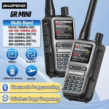 Baofeng UV-5R Mini 5W Radios Bluetooth Programming Channel Sync Type-C Ham Radio