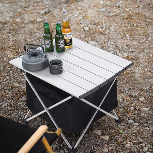 Portable folding camping table - portable,