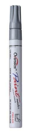Silver tyre letter marker - 2x,