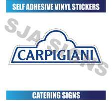 Carpigiani Logo Sticker - Ice Cream Van Burger Van Cafe Window Decal