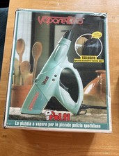 Polti Vaporettino Handheld Steam Cleaner Clothes Attachments Boxed 