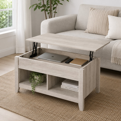 Lift top coffee table - table, hidden