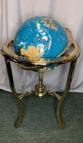 Large gemstone globe 3 - globe,