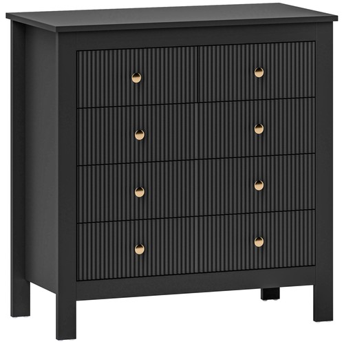 Homcom fluted bedroom chest - chest, of