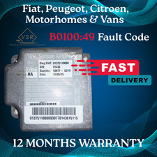 B0100-49 FAULT REPAIR SERVICE FIAT DUCATO PEUGEOT BOXER CITROEN RELAY AIRBAG ECU