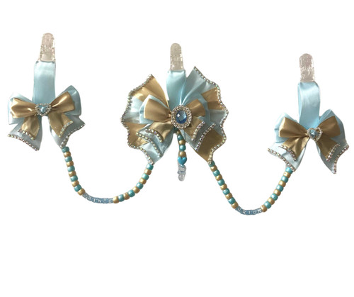 Personalised gold and blue - gold,