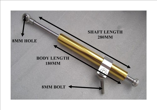 Steering damper six way