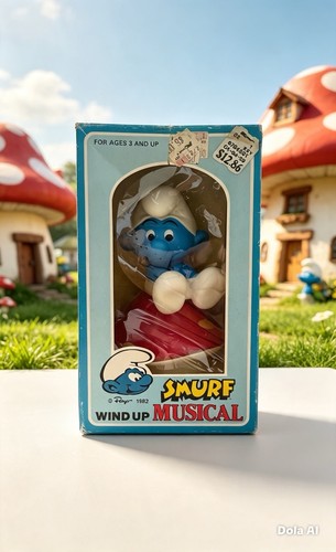 The smurfs vintage wind up - vintage,