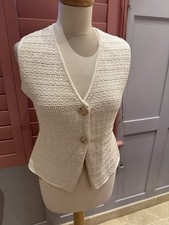 ZARA OFF WHITE CROCHET KNIT