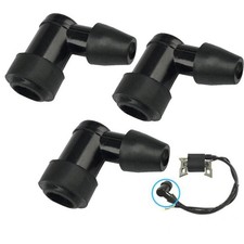 3X ATV Motorcycle 90 ° Non Resistor Spark Plug Cap Cover for 152 or 154 Engine