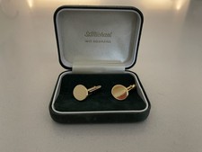 Men's Gold-Plated Oval-Shaped