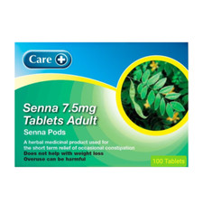 120 Senna Tablets Care Natural Constipation Relief (Senokot) Brands May Vary