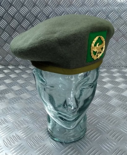 Wool beret with eagle - beret, h&s
