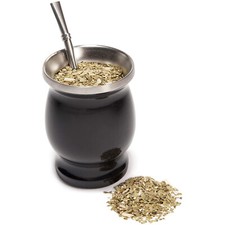 8oz Yerba Mate Gourd Set Double-Wall Yerba Mate Cup Bombilla Straw Mate Tea Cup
