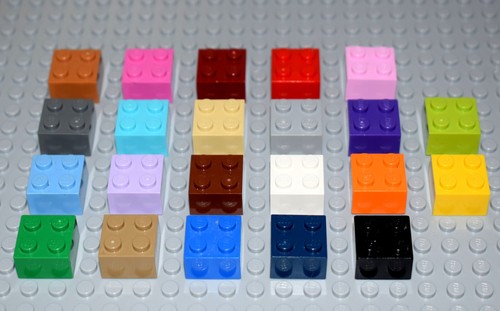 Lego bricks 2x2 part no - lego,