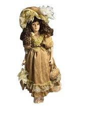 Leonardo Collector's Porcelain Doll 70cm with Stand Excellent Condition