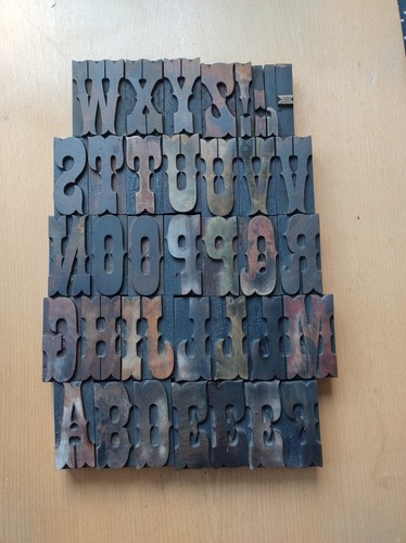 Stunning wooden letterpress - stunning,