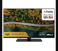 Bush 40 Inch 40FT25CB Smart FHD HDR10 TiVo Freeview TV WiFi YouTube Netflix USB