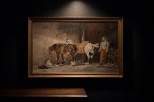 Vintage Oil Painting On Board