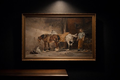 Vintage oil painting board - oil,