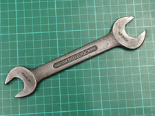 Vintage BRITOOL 6J7182 1953, 7/16 x 3/8 Whitworth, Open Ended Spanner Ex MOD