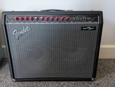 fender princeton chorus 125w amp, red knobs sound is clear and loud